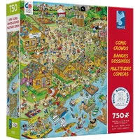 Puzzle - Ceaco - Comic Crowds Campsite 750Pc