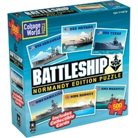 Hasbro Battleship® Collage 500pc Puzzle - Normandy Edition