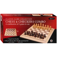 Chess & Checkers;15"Bevel Edge
