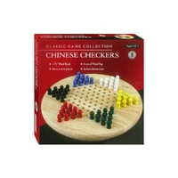 Chinese Checkers;Wood Pegs