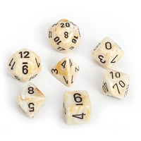 CHX 27402 Marble Ivory/black 7-Die Set