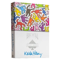 Bicycle Artist Series Keith Haring Red/Blue 2pk Boxed Set LIMITED SERIES