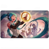 Ultra Pro: UP38658 Hatsune Miku - Stitched Edge Playmat - Summer - Sol Ring MtG