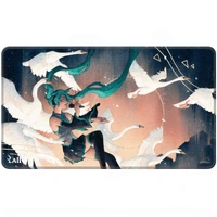Ultra Pro: UP38660 Hatsune Miku - Stitched Edge Playmat - Winter - Swan Song MtG