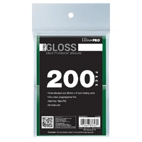 Ultra Pro: UP83747 PRO-Gloss Standard Deck Protector Sleeves 200ct Bundle - Green