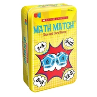 Scholastic - Math Match Dice and Card Game Tin