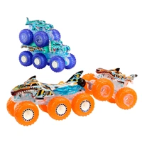 Hot Wheels - Monster Trucks - Power Smashers Truck + Big Rig Multipack
