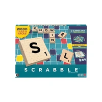 Scrabble Game Wooden Tiles