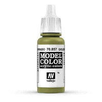 Vallejo Model Colour - Golden Olive 17 ml Old Formulation
