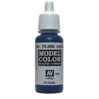 Vallejo Model Colour - Dark Prussian Blue 17 ml Old Formulation