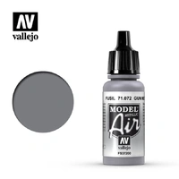 Vallejo - Model Air - Gun Metal 17 ml Old Formulation