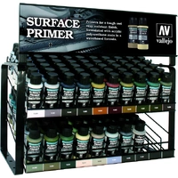 Vallejo - Surface Primer - Complete Range Stand Display (Stand with Stock) Old Formulation