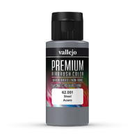 Vallejo - Premium Colour - Steel 60 ml Old Formulation