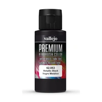 Vallejo - Premium Colour - Metallic Black 60 ml Old Formulation