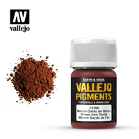 Vallejo - Pigments - Brown Iron Oxide 30 ml - Old Formulation