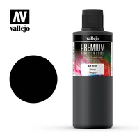 Vallejo - Premium Colour - Black 200ml Old Formulation
