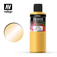 Vallejo - Premium Colour - Pearl & Metallics Metallic Yellow Medium 200ml Old Formulation