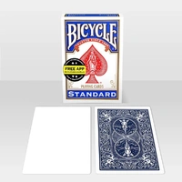 Bicycle Blank Face Blue Back Case Playing Cards