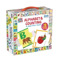 U1 The World Of Eric Carle: 2-Sided Alphabet & Counting Puzzle