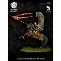 Pegaso Models - Polish Winged Hussar 75mm on horse