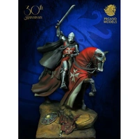Pegaso Models - Medieval Knight with Falchion 75mm on horse