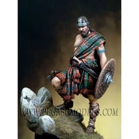 Pegaso Models - Highlander Warrior 75mm on foot CLASSICS