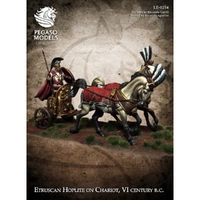 Pegaso Models - Etruscan Hoplite on Chariot Limited Edition 54mm on horse