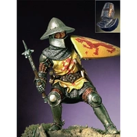 Pegaso Models - German Knight with Warhammer 54mm on foot CLASSICS