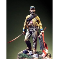 Pegaso Models - Second Lieutenant with Flag 54mm on foot CLASSICS