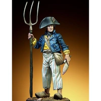 Pegaso Models - French Revolutionary Sans Coulotte 54mm on foot CLASSICS