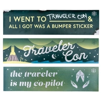 Darrington Press - Traveler Con Bumper Sticker 3-Pack Set
