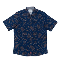 Darrington Press - Mighty Nein Weapons Button Down Short Sleeve Shirt - XS