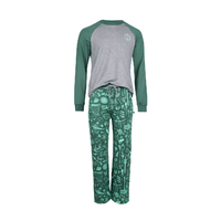 Darrington Press - Critical Role Ultra Soft Forest Green Pajama Lounge Set - XS