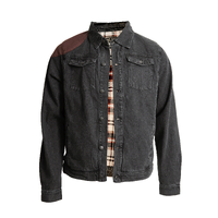 Darrington Press - Vox Machina Collection: Grog Strongjaw Flannel Lined Denim Shirt Jacket - XS