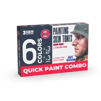 AK Interactive - Quick Gen - Painting Skin Tones Set