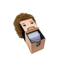 U2 Ultra Pro: UP16672 Bob Ross - Headcase Alcove Flip Deck Box Card Container for Tabletop Gaming