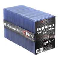 BCW - Toploaders - Topload Holder - 3 X 4 - 100 Ct. Pack