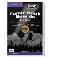 BCW - Comic Boards - Silver Backing Boards - 7 X 10 1/2