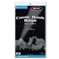 BCW - Comic Bags - Current/Modern Comic Bags - 6 7/8 X 10 1/2