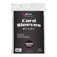 "BCW - Card Sleeves 2 5/8"" X 3 5/8"""