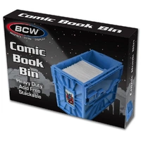 BCW - Comic Bins - Comic Book Bin - Short - Blue