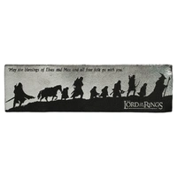 WETA - The Lord of the Rings Trilogy - Leather Bookmark - The Fellowship Silhouette