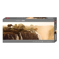 Puzzle - Heye - Panorama; Elephant 1000Pc