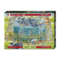 Puzzle - Heye - Funky Zoo;Ocean Habitat 1000Pc