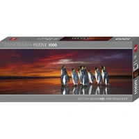Puzzle - Heye - Panorama; King Penguins 1000Pc