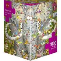 Puzzle - Heye - Degano; Elephant's Life 1000Pc