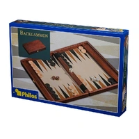 Backgammon;14" Folding Wood