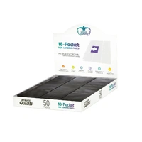 Ultimate Guard: Binder Pages – 18-Pocket Side-Loading – Black (50-Pack)