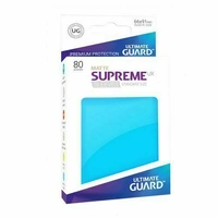 Ultimate Guard: Sleeves – Supreme UX Matte – Light Blue (80-Pack)
