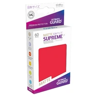 Ultimate Guard: Sleeves – Supreme UX Matte – Red (80-Pack)
